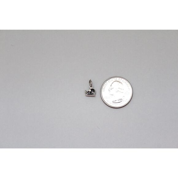 Sterling Silver Snail Charm - Picture 4 of 4